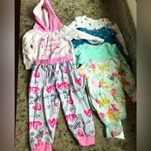 EUC 6 piece, 18 month girls bundle